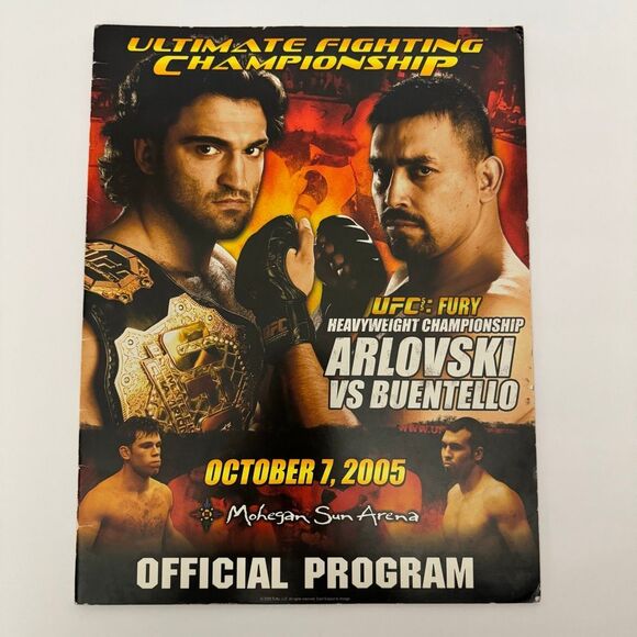 Ultimate Fighting Championship UFC 55 Arlovski VS Buentello Official Program MMA - Picture 1 of 3
